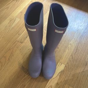 Light purple hunter boots